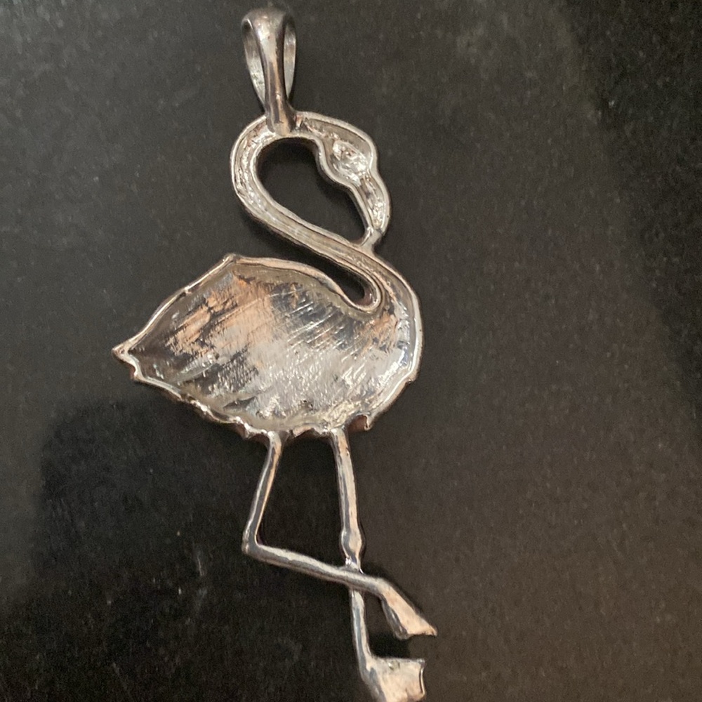 Flamingo Pendant 3-1/2 inch - Picture 4 of 4